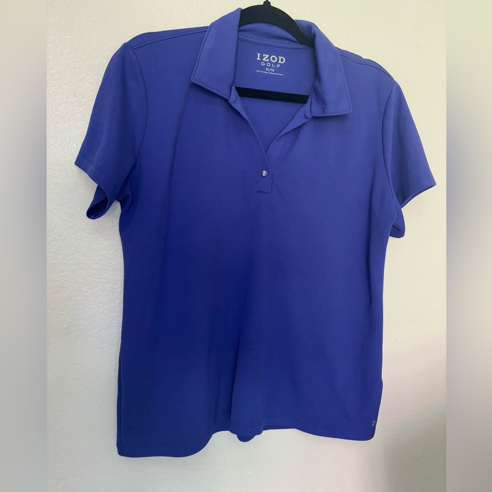 IZOD Women's purple Polo Shirt